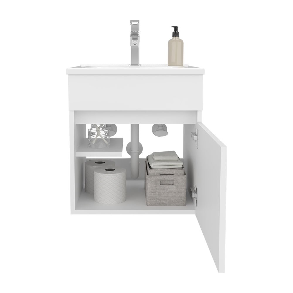 Newell Vanity Sink, Bathroom, White. Picture 2