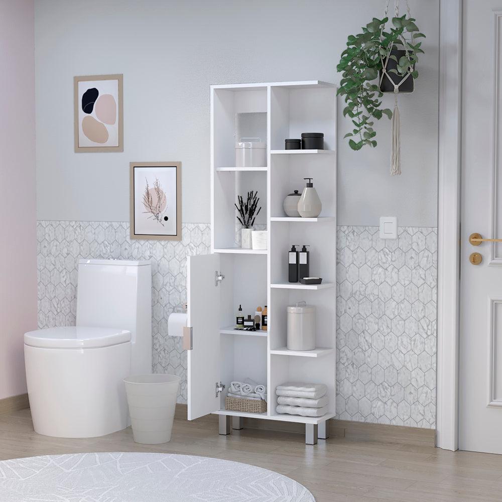 Linen Cabinet Derby, Bathroom, White. Picture 5