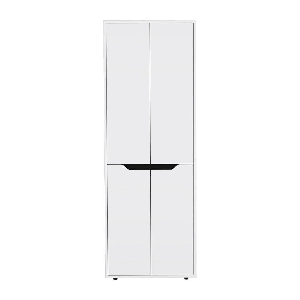 Multistorage Kitchen Pantry Hepler, Kitchen, White / Black. Picture 1