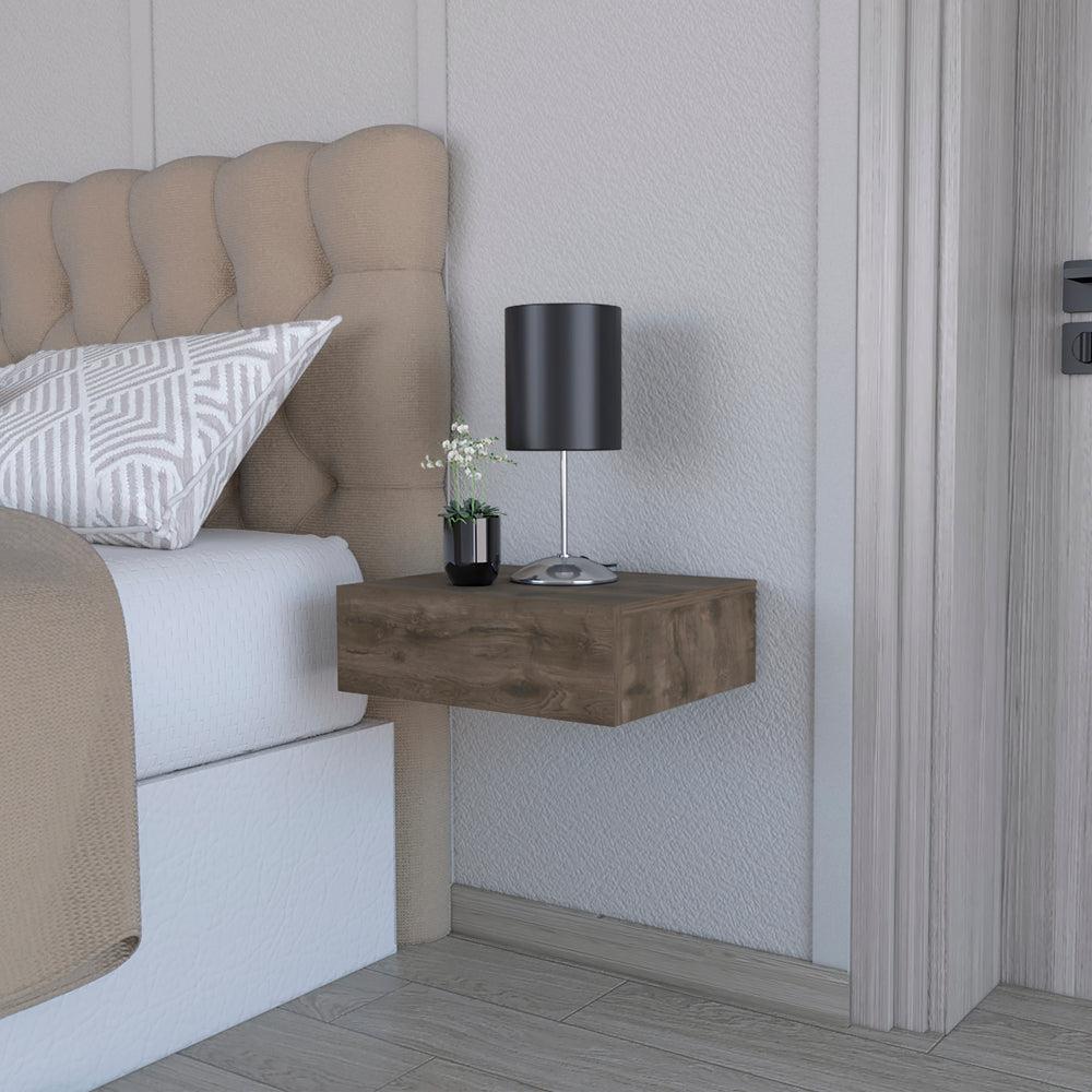 Nightstand Isola, Bedroom, Dark Brown. Picture 6