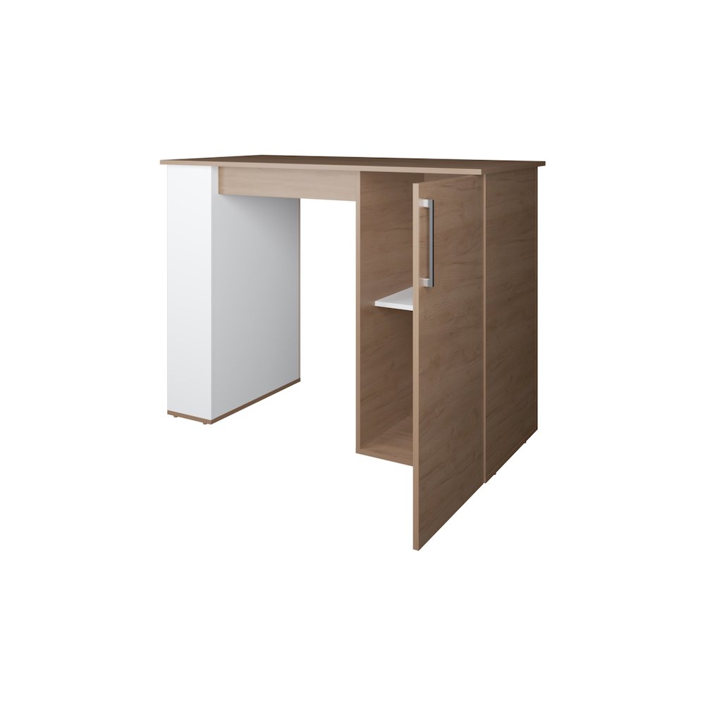 Alder Bar Kitchen Island, Kitchen, White / Macadamia. Picture 3