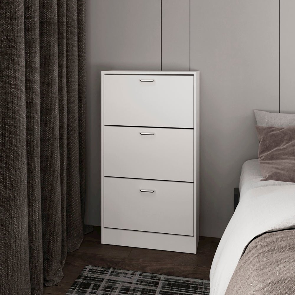 Amanda Park Shoe Rack, Bedroom, White. Picture 2