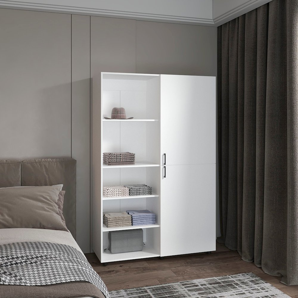 Tunica Armoire, Bedroom, White. Picture 6