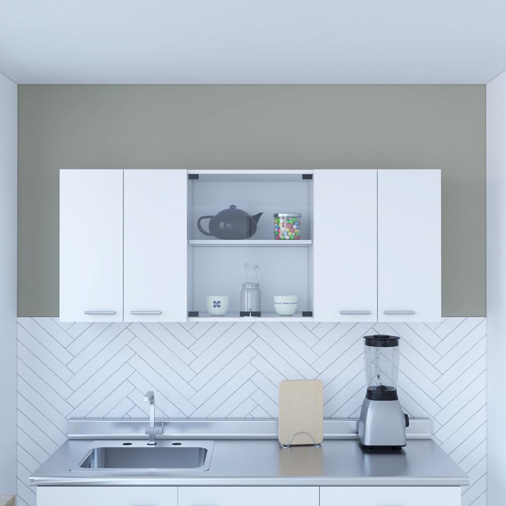 Superior Wall Cabinet Peoria, Four Interior Shelves, White Finish. Picture 1