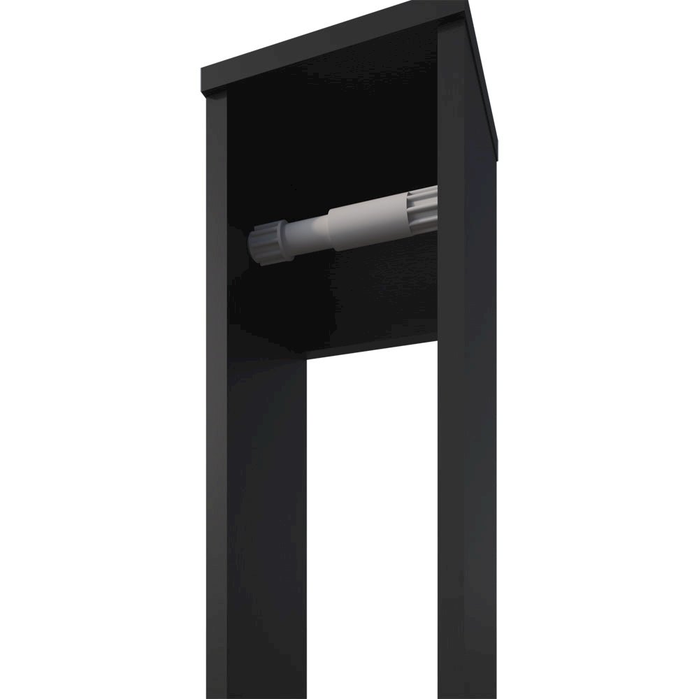 Toliet Paper Holder Magna, Bathroom, Black. Picture 6