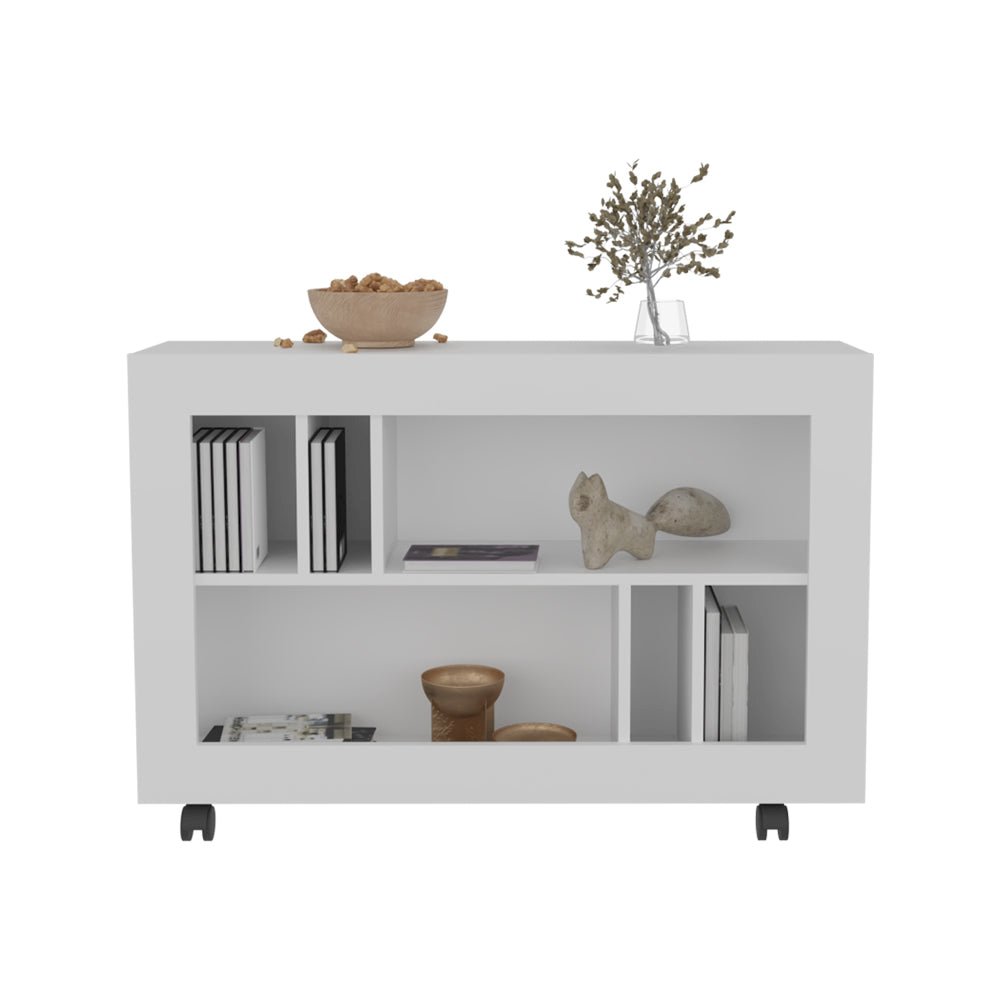Norwood Table Cart, Living room, White. Picture 3