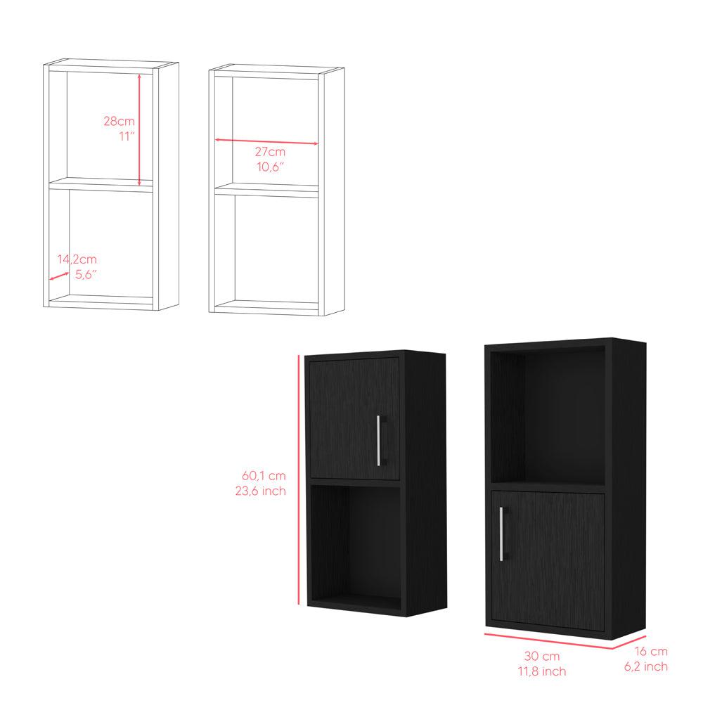 Medicine Cabinet Florence, Bathroom, Black. Picture 3