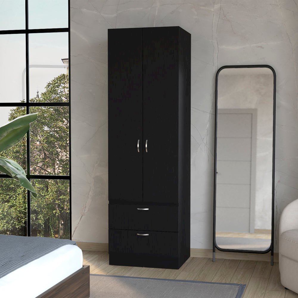 Armoire Marlton, Bedroom, Black. Picture 2