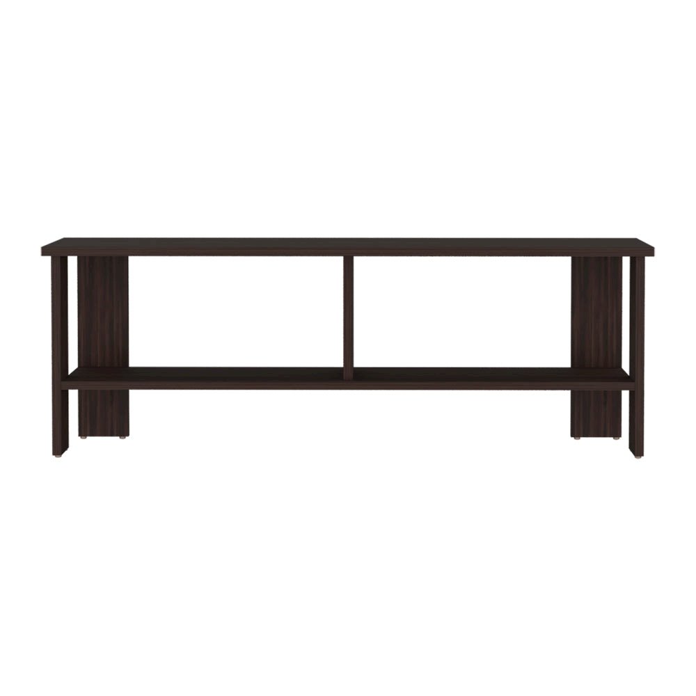 Kingsland Tv Stand, Living Room, Dark Walnut. Picture 1