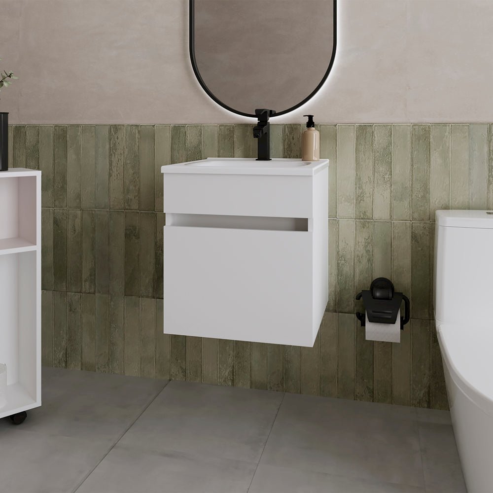 Newell Vanity Sink, Bathroom, White. Picture 4