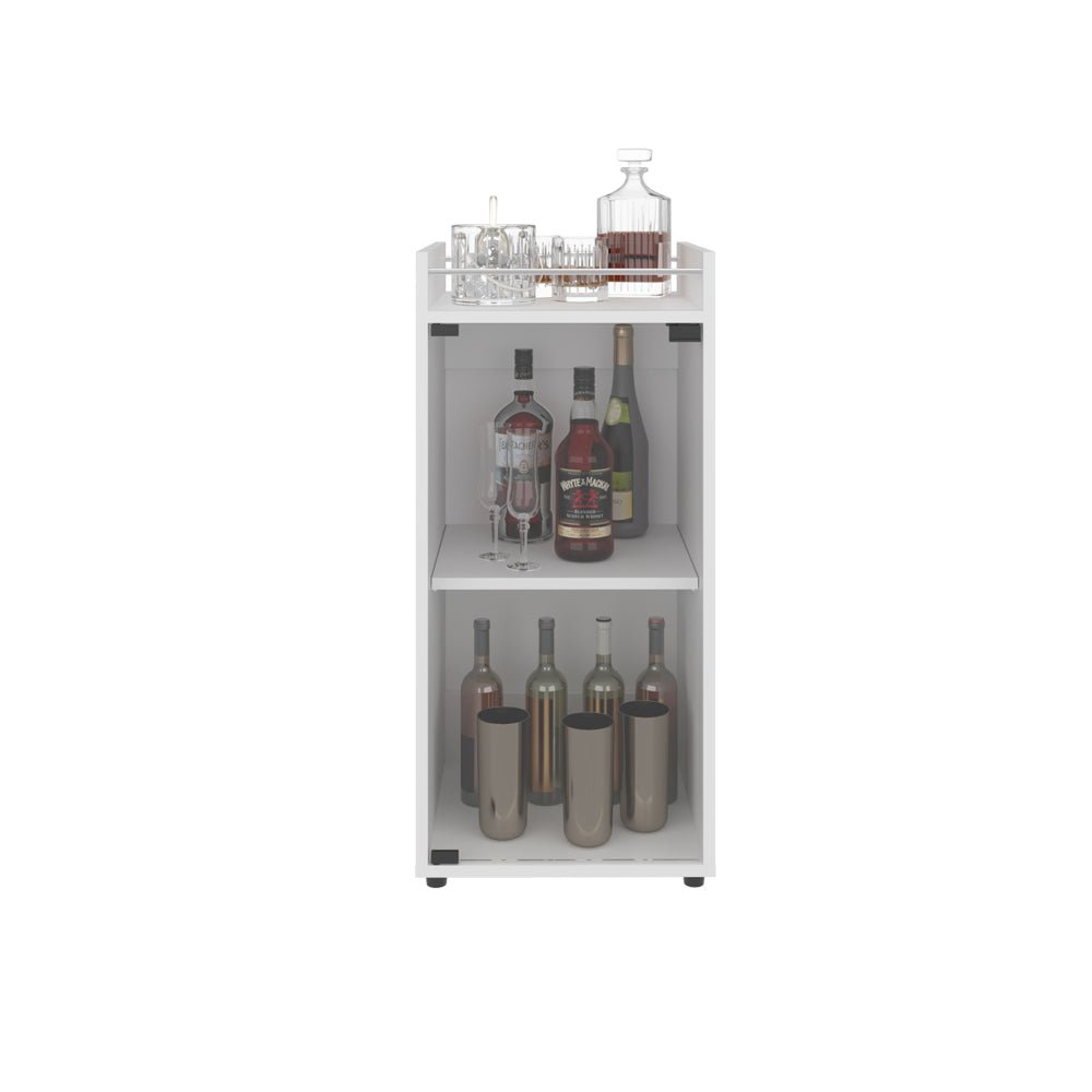 Minibar Cabinet Lampeter, Living Room, White. Picture 3