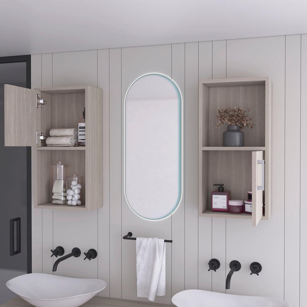 Medicine Cabinet Florence, Bathroom, White Oak. Picture 5
