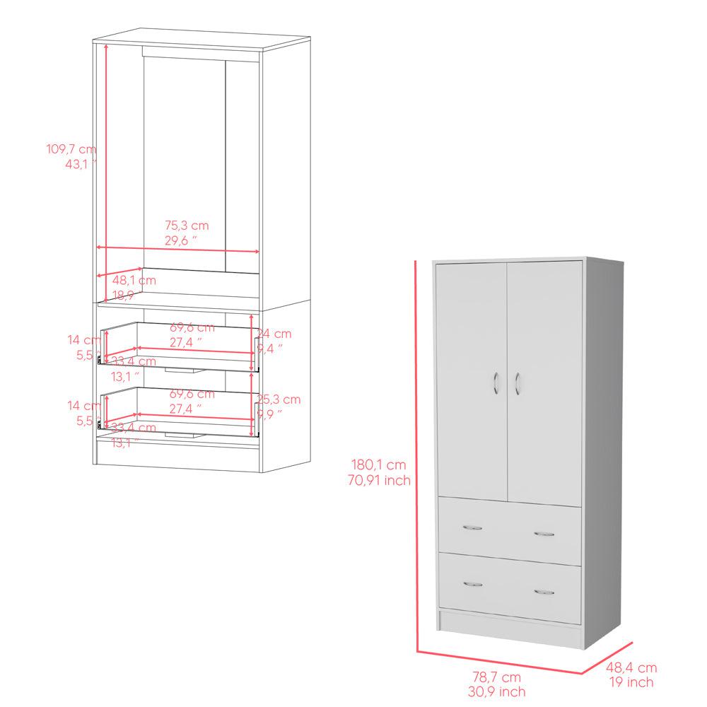 Armoire Edie, Bedroom, White. Picture 3
