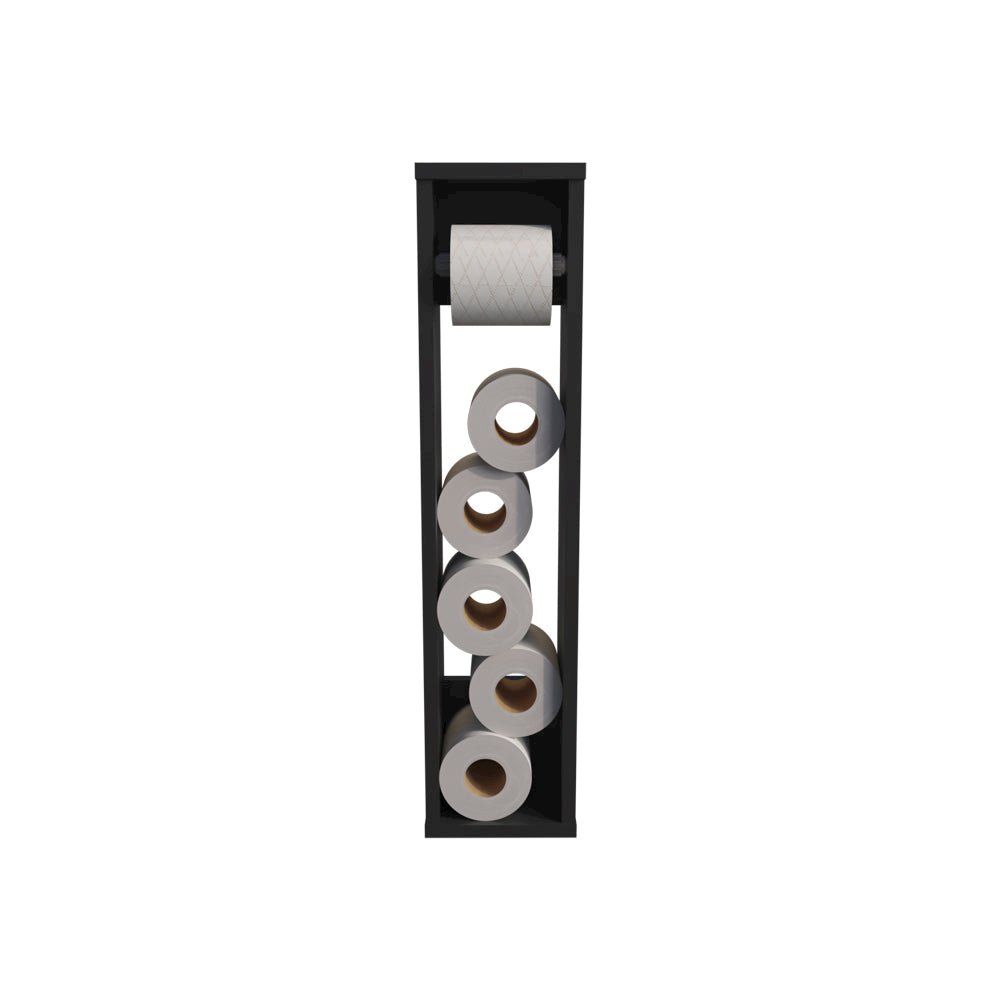 Toliet Paper Holder Magna, Bathroom, Black. Picture 4