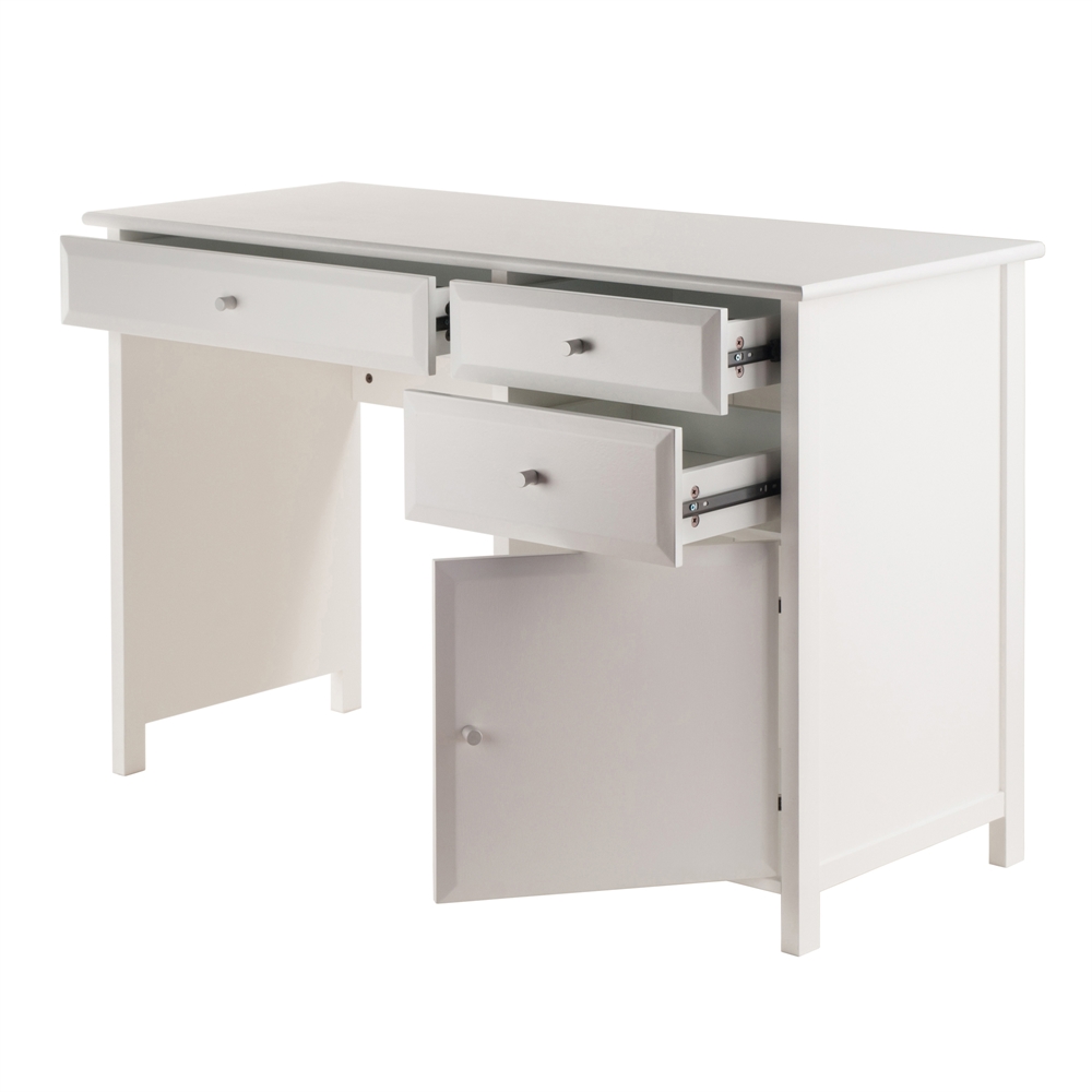 Delta Office Writing Desk White. Picture 2