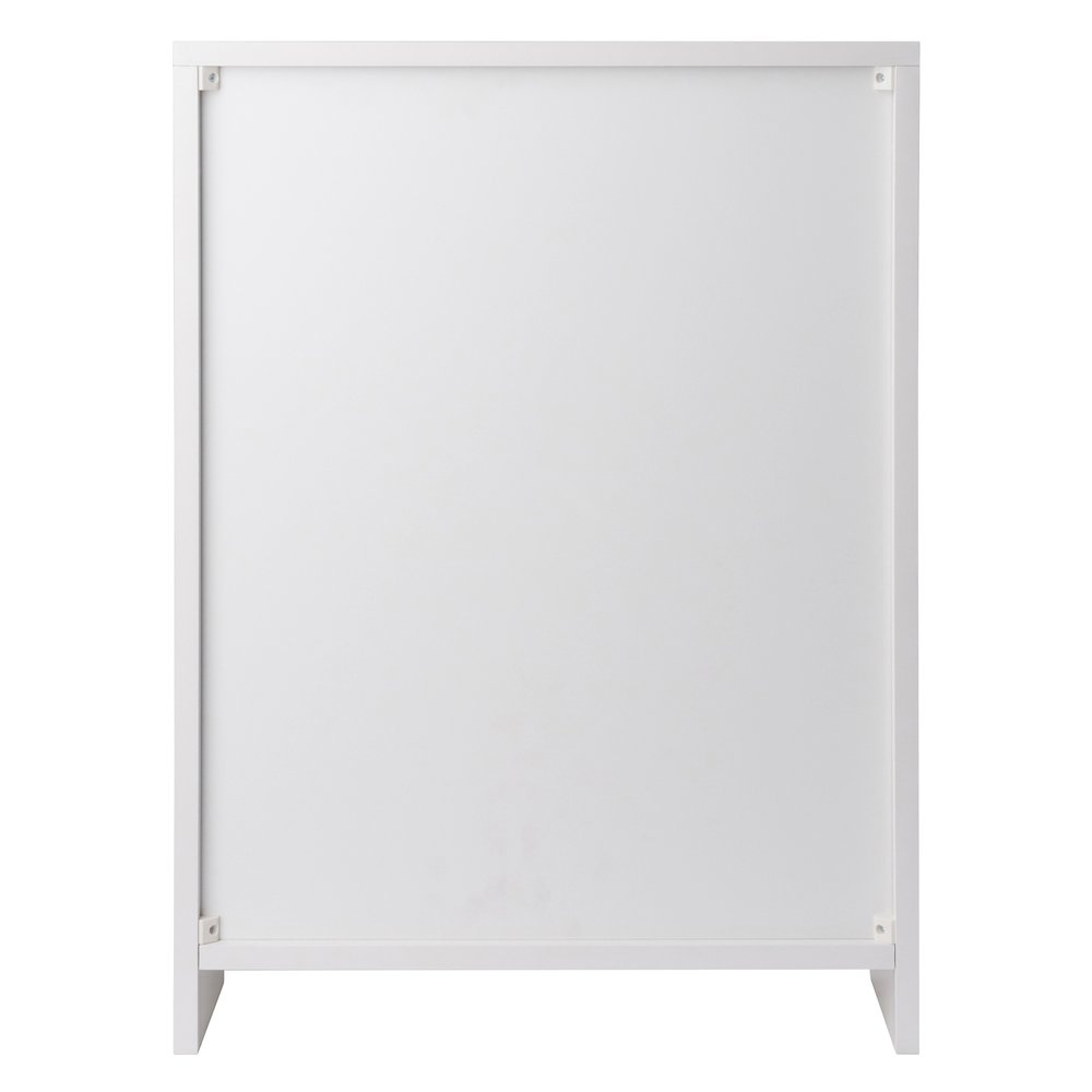 Nova 1-Drawer Storage Cabinet, White. Picture 5