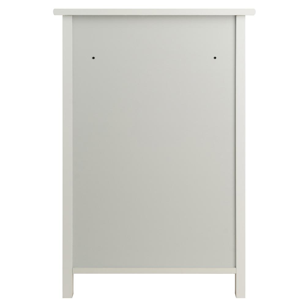 Delta Home Office File Cabinet, White. Picture 5