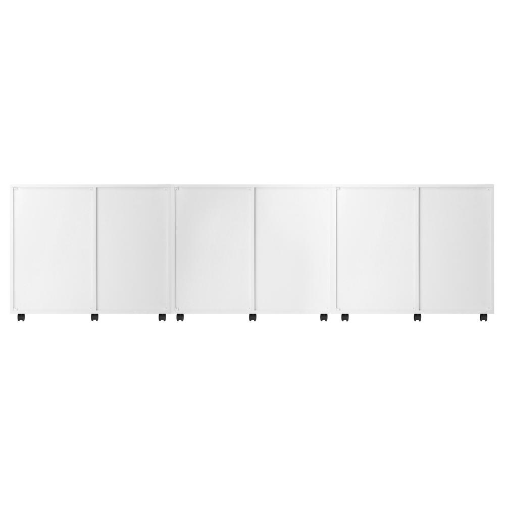 Halifax 3-Pc Cabinet Set with File Drawer, White. Picture 4