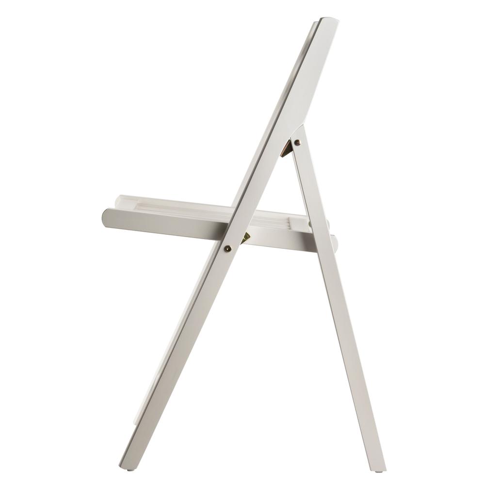 Robin 4-PC Folding Chair Set, White. Picture 4