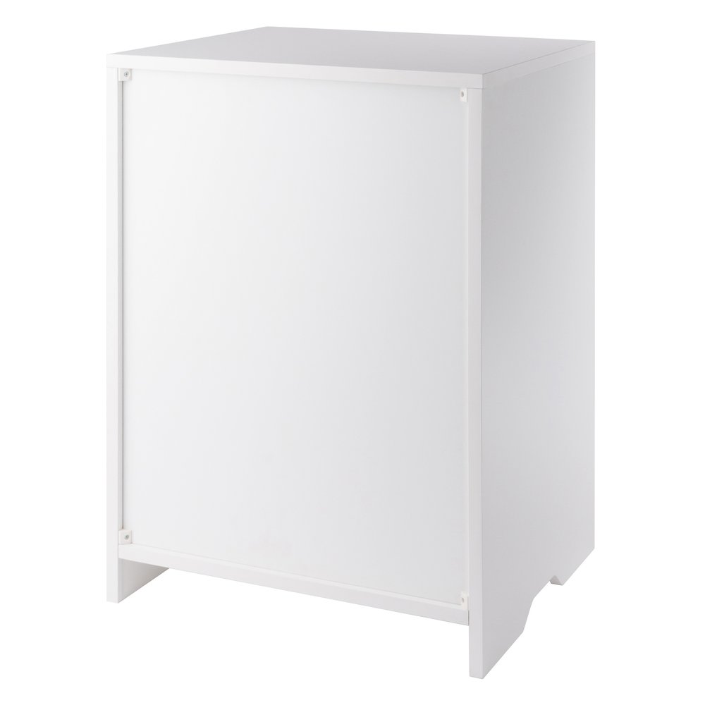 Nova Open Shelf Storage Cabinet, White. Picture 9