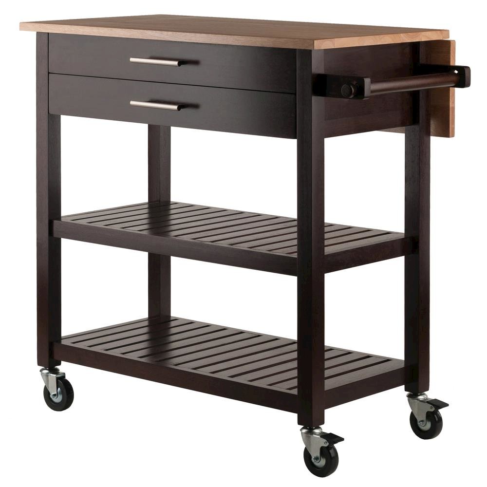 Kitchen Island on Wheels – Rolling Kitchen Island Cart with Ample Storage. Picture 1