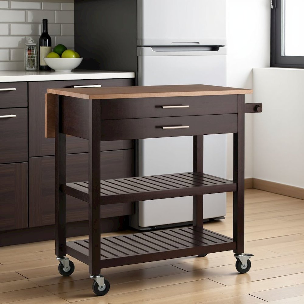 Kitchen Island on Wheels – Rolling Kitchen Island Cart with Ample Storage. Picture 3