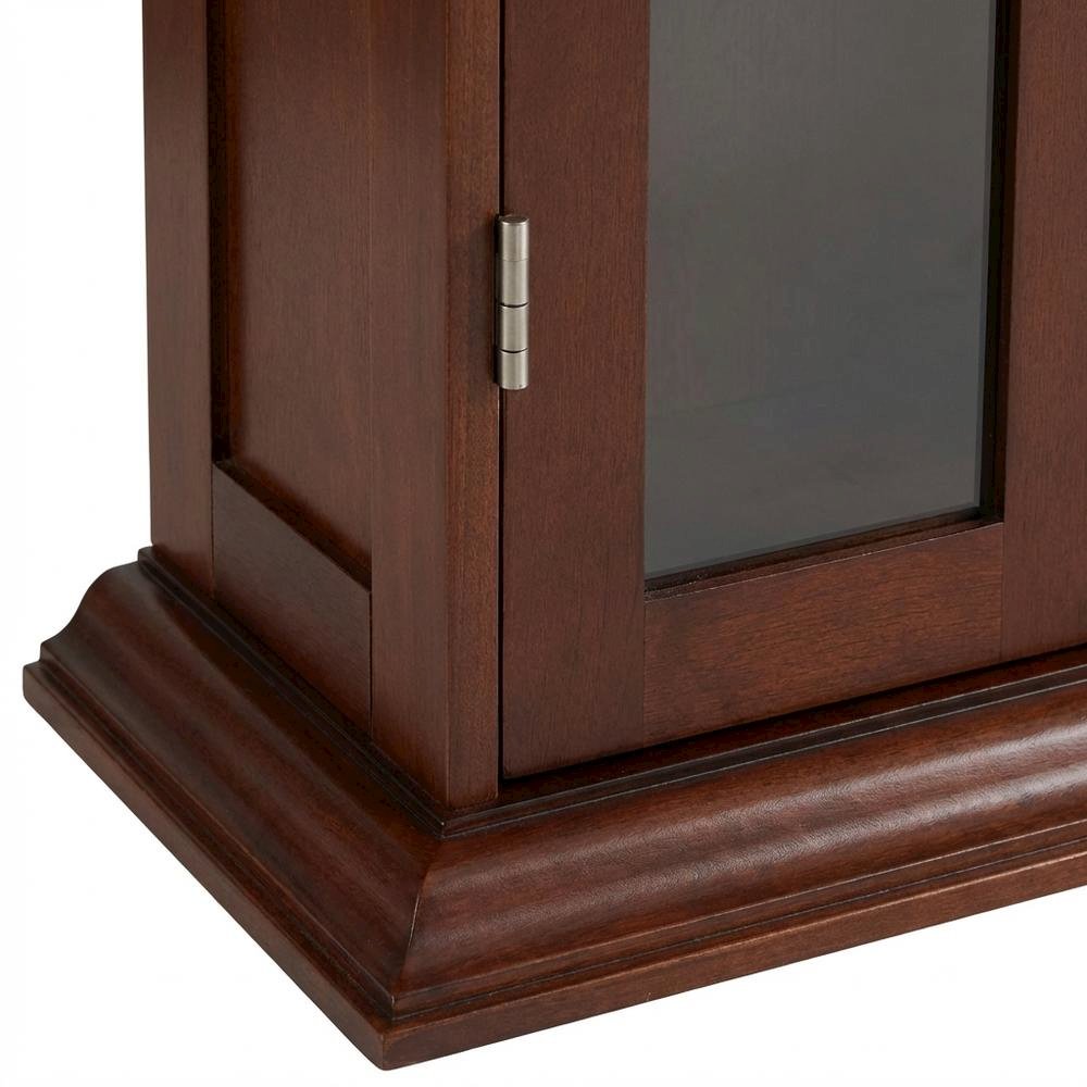 Media Storage Cabinet, Glass Doors, 4 Adjustable Shelves. Picture 6
