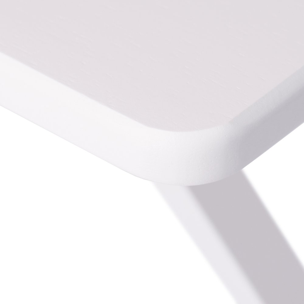 Alex 5-Pc Snack Table Set, White. Picture 7