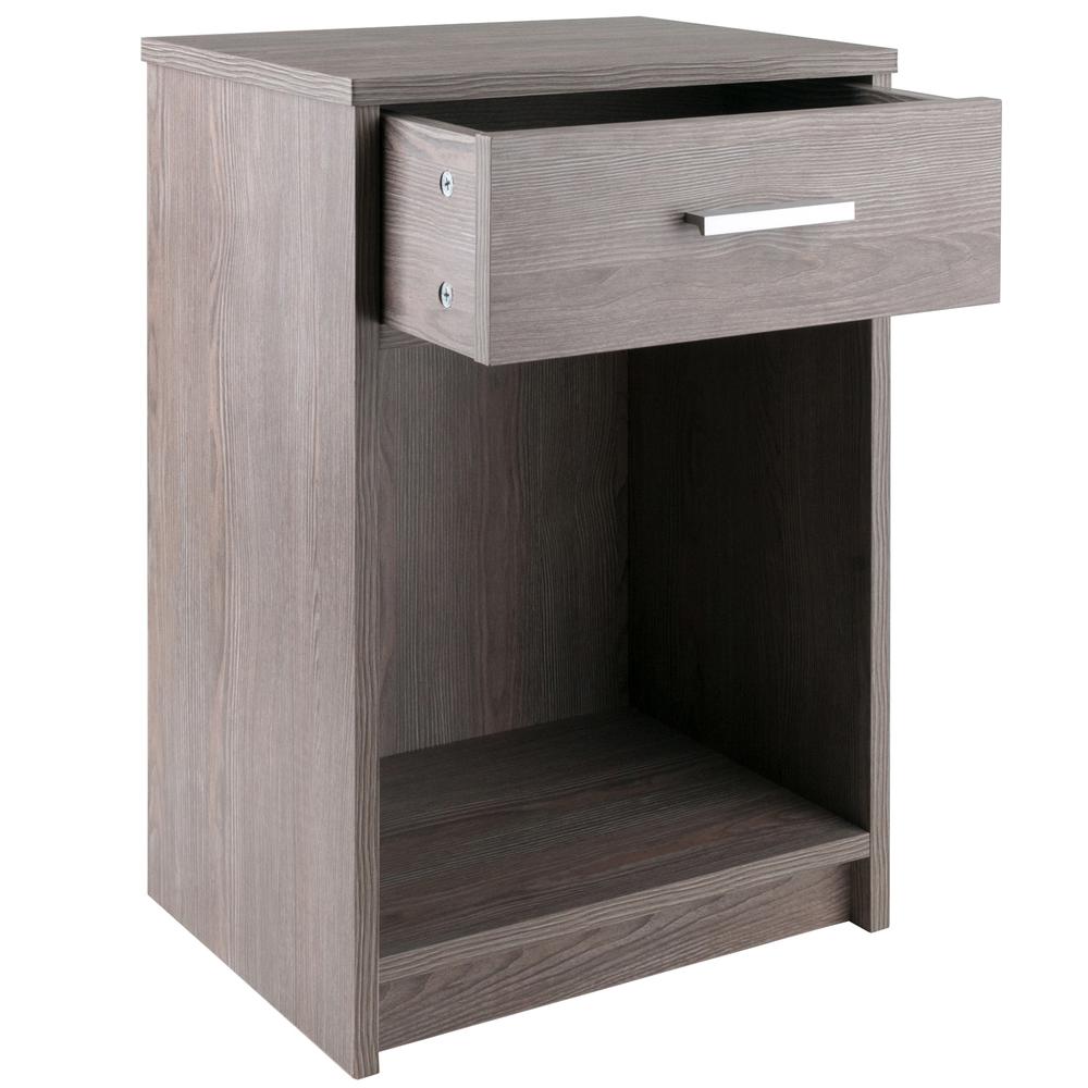 Rennick Accent Table Ash Gray Finish. Picture 1