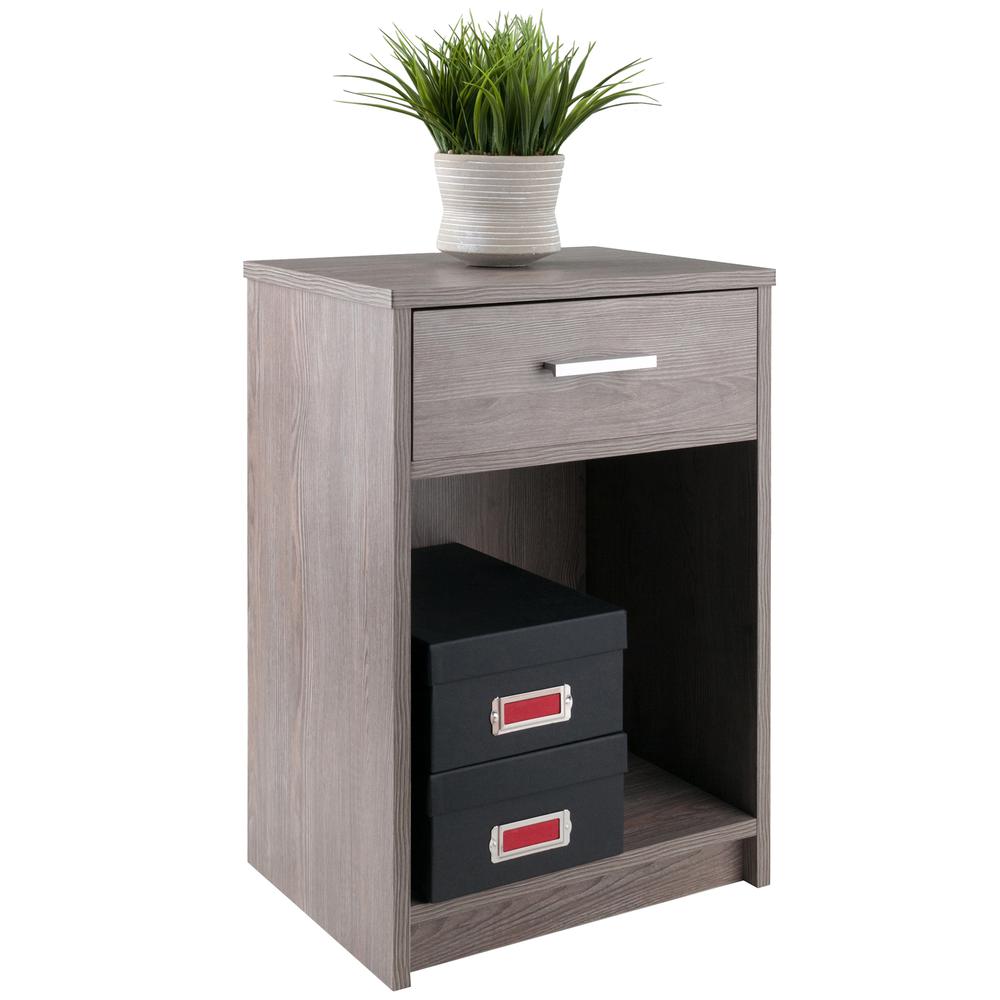 Rennick Accent Table Ash Gray Finish. Picture 6