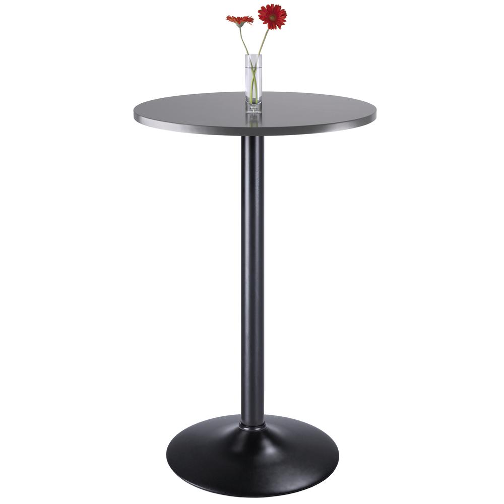 Tarah Pub Table, Black & Slate Gray. Picture 2