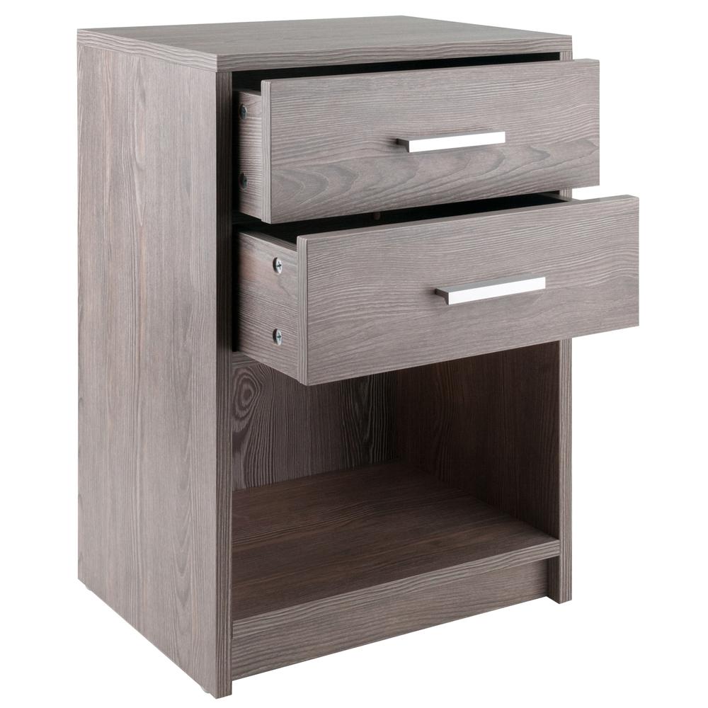 Molina Accent Table Ash Gray Finish. Picture 1