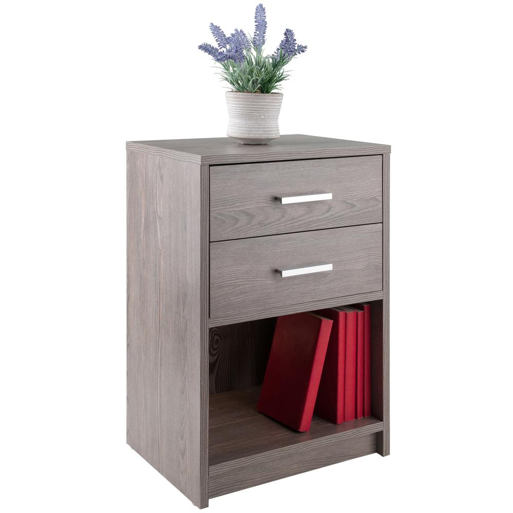 Molina Accent Table Ash Gray Finish. Picture 2