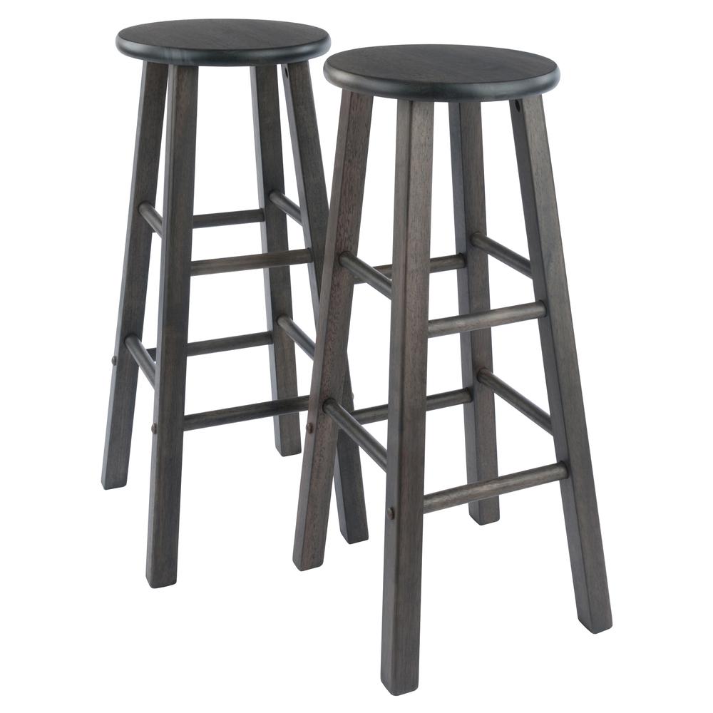 Element Bar Stools, 2-Pc Set, Oyster Gray. Picture 1