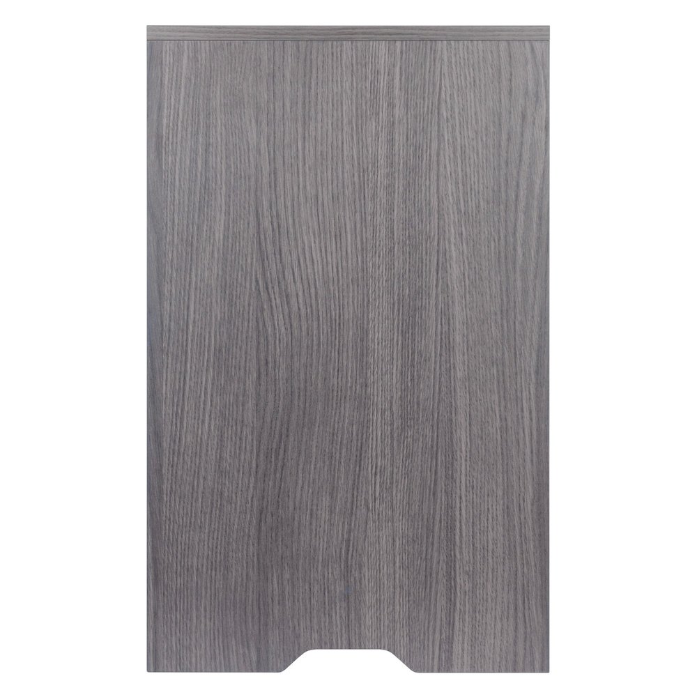 Nova 1-Drawer Storage Cabinet, Charcoal. Picture 4