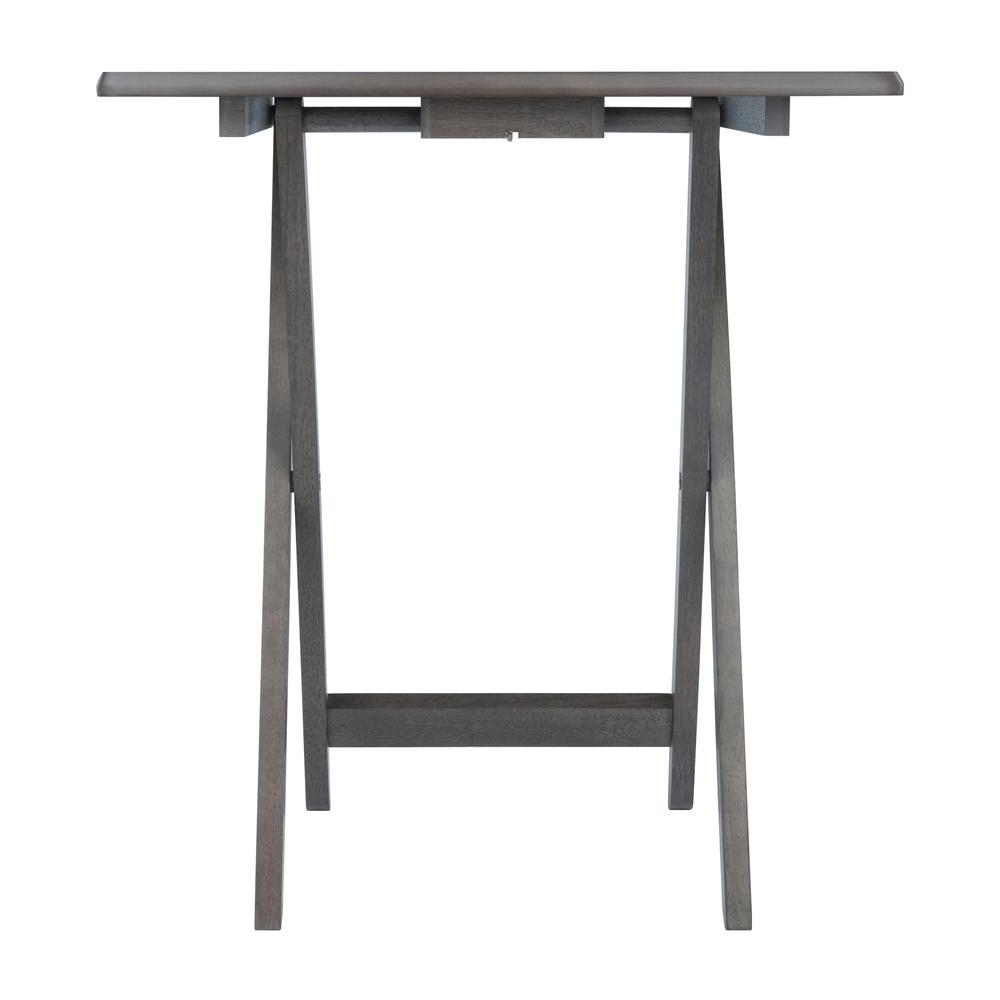 Dorian 5pc Oversized Snack Table Set, Oyster Finish. Picture 6