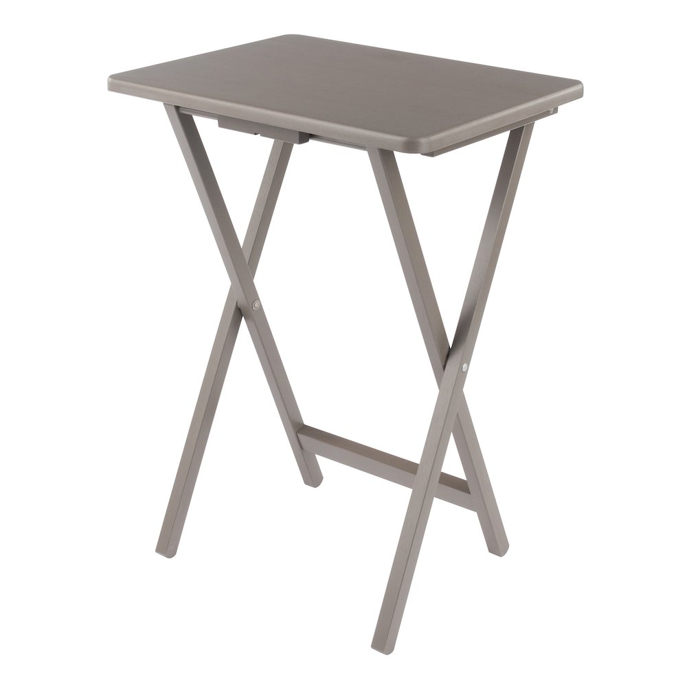 Alex 5-Pc Snack Table Set, Oyster Gray. Picture 18