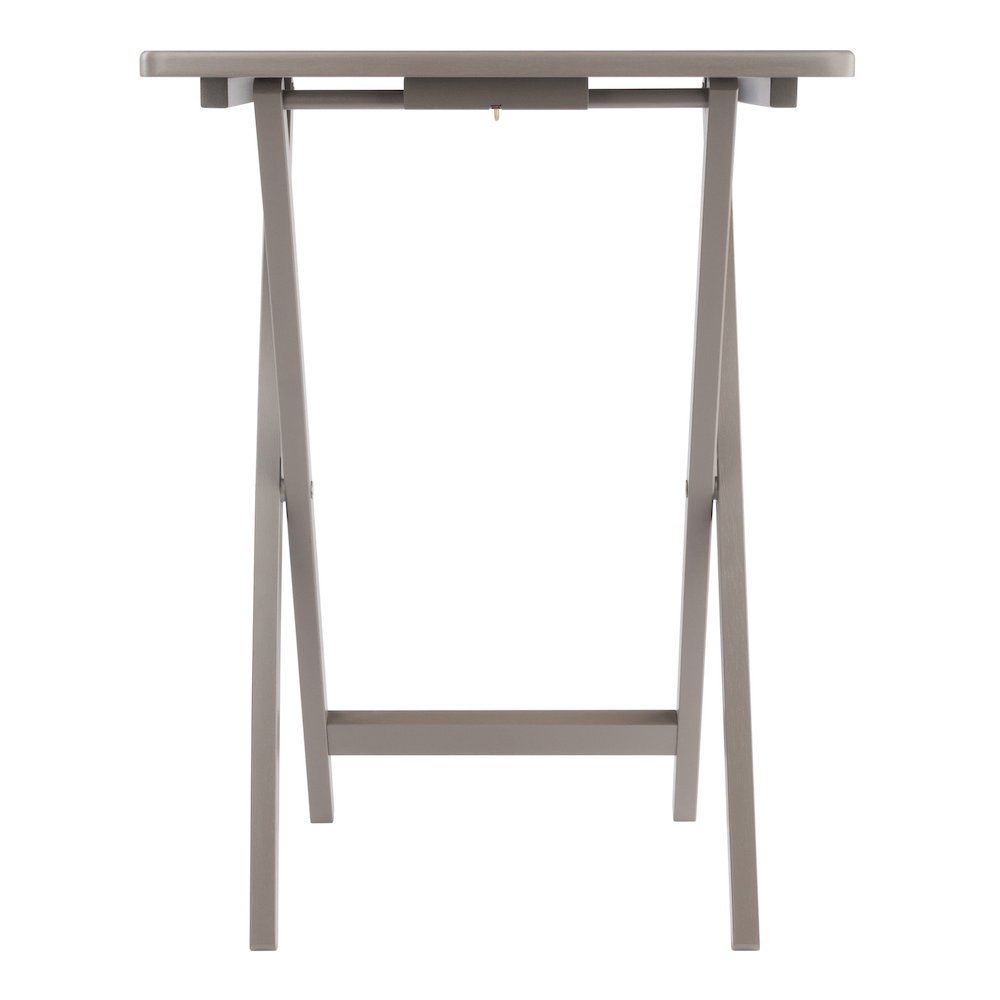 Alex 5-Pc Snack Table Set, Oyster Gray. Picture 19