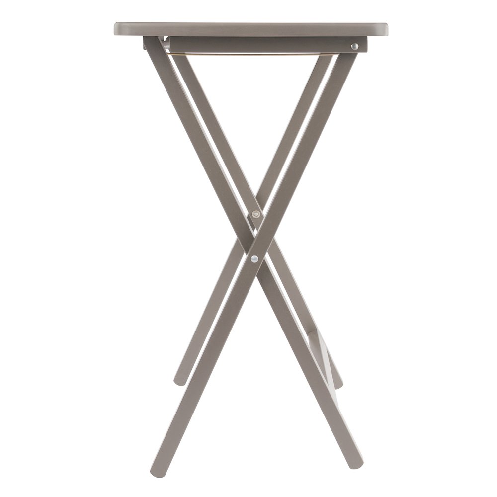 Alex 5-Pc Snack Table Set, Oyster Gray. Picture 20