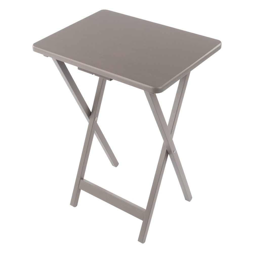 Alex 5-Pc Snack Table Set, Oyster Gray. Picture 14