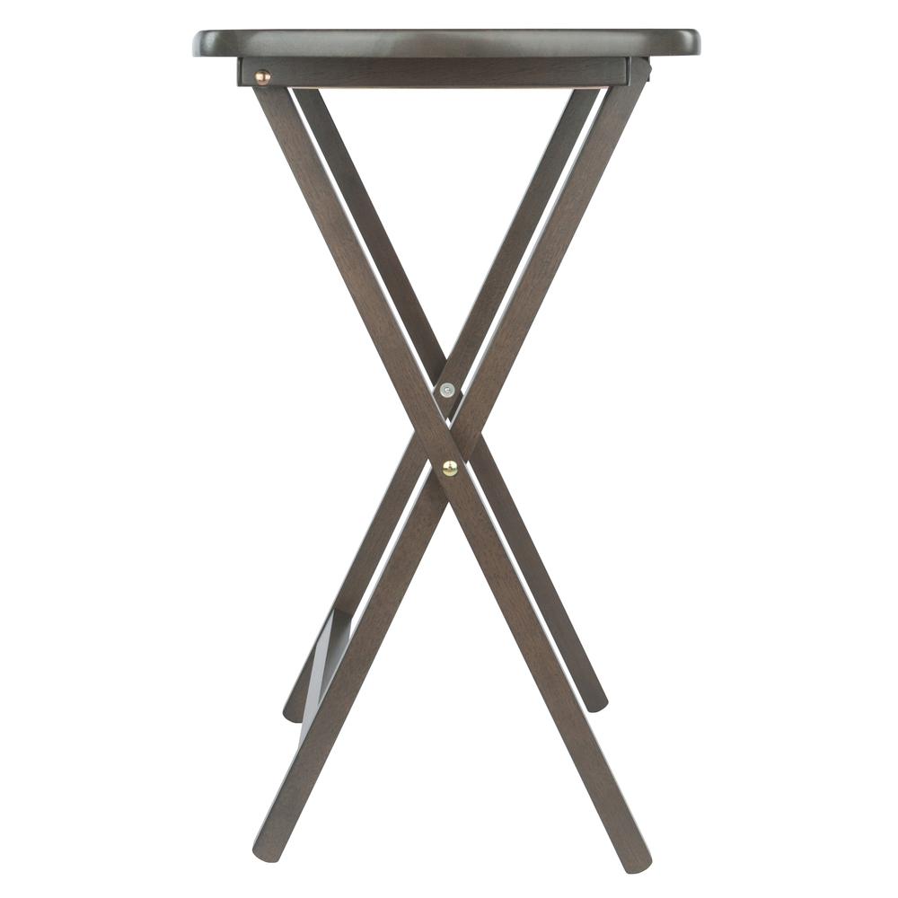 Lucca 5-Pc Snack Table Set, Oyster Gray. Picture 7