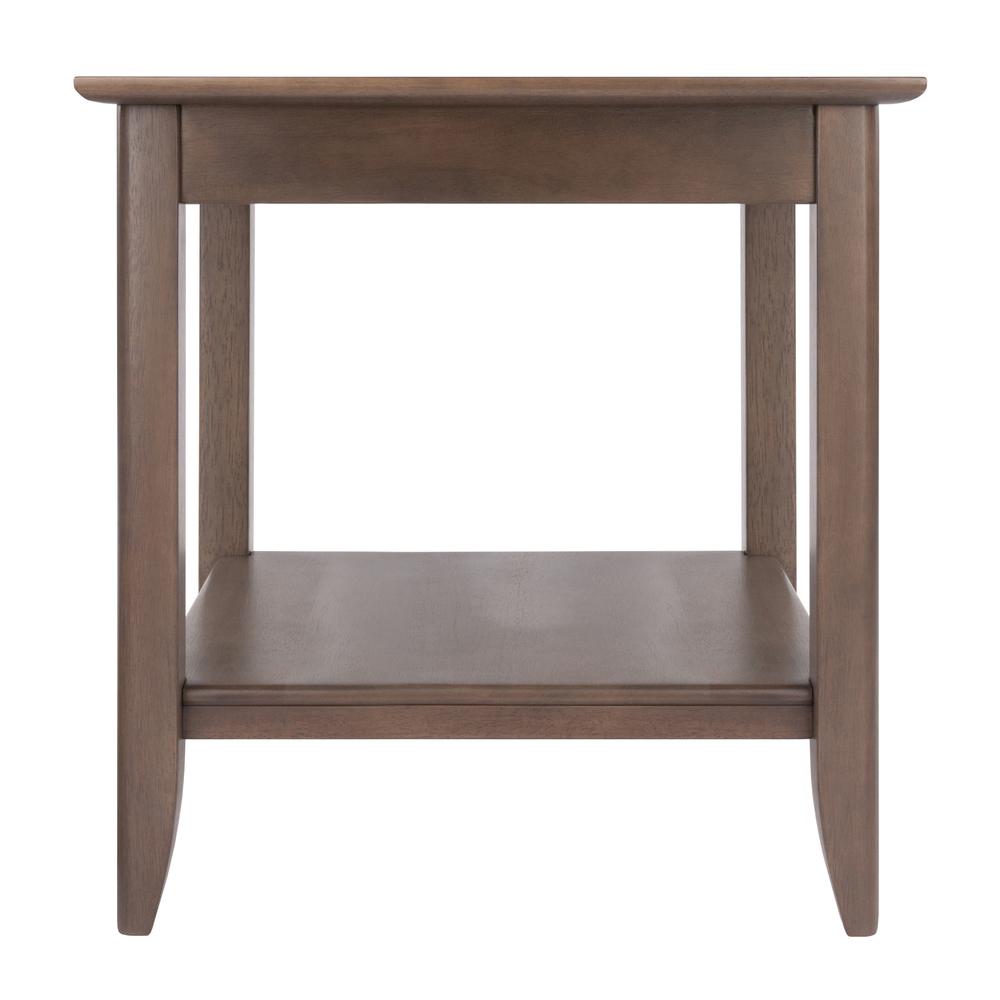 Santino End Table, Oyster Gray. Picture 3