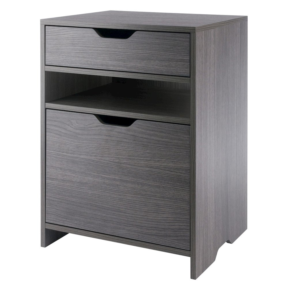 Nova Filing Storage Cabinet, Charcoal. Picture 1