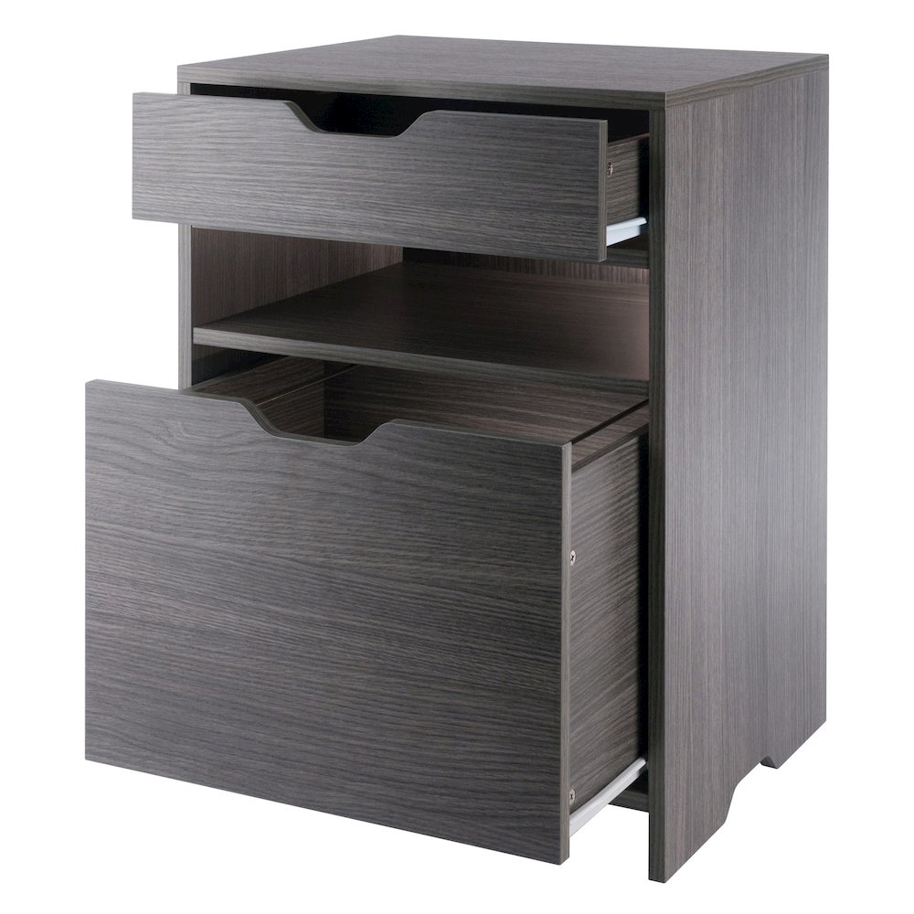 Nova Filing Storage Cabinet, Charcoal. Picture 2
