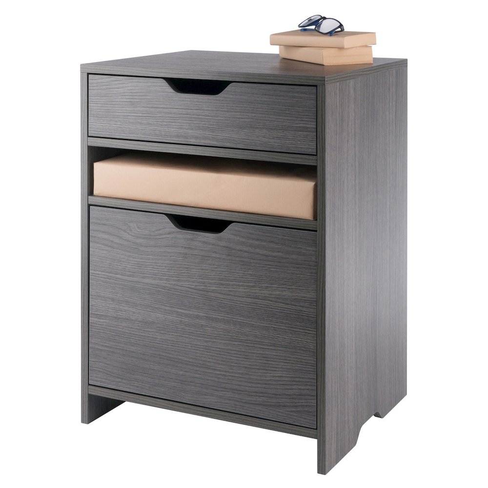 Nova Filing Storage Cabinet, Charcoal. Picture 6