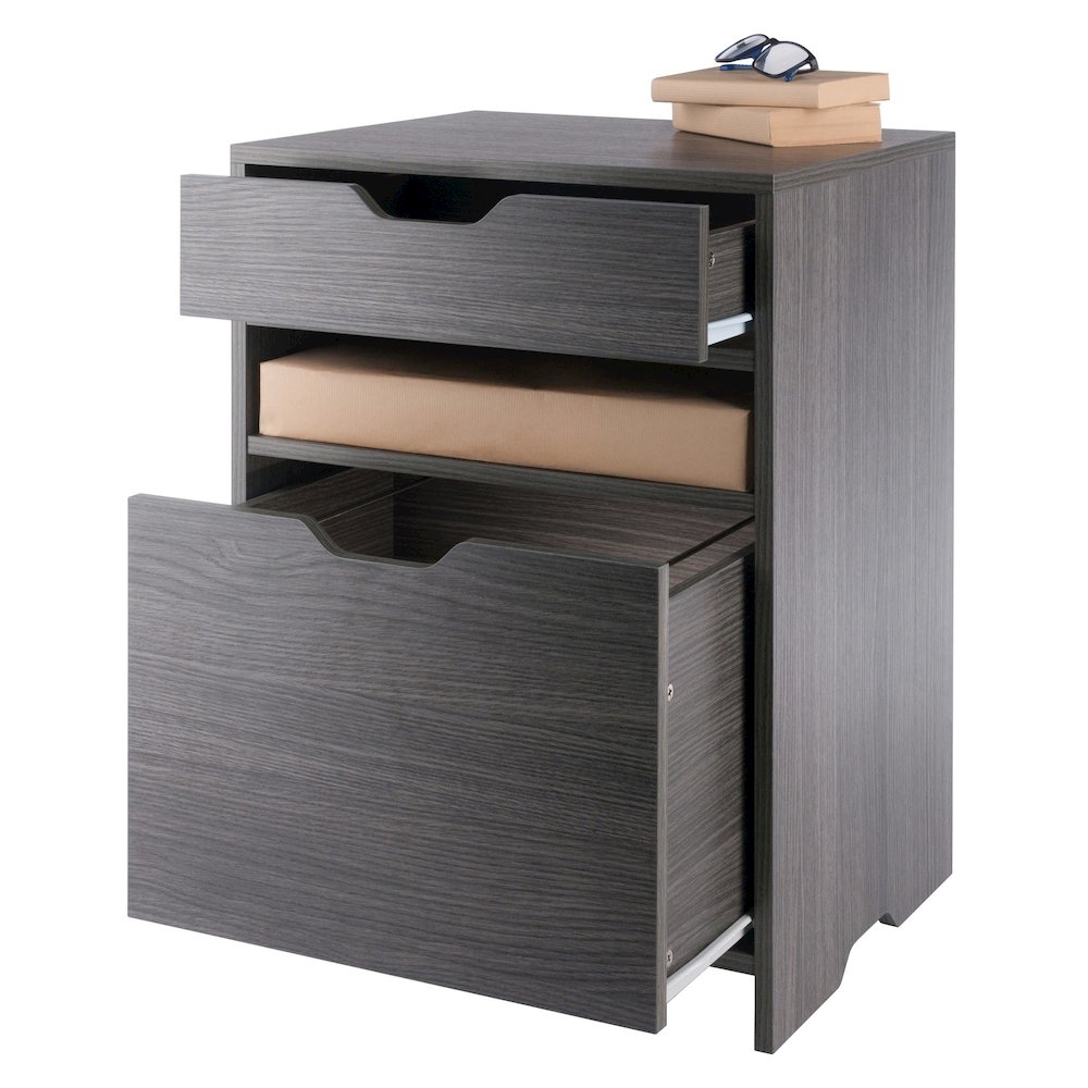 Nova Filing Storage Cabinet, Charcoal. Picture 13
