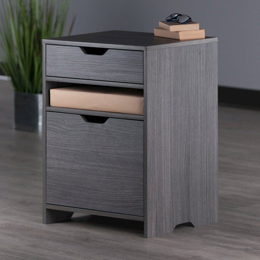 Nova Filing Storage Cabinet, Charcoal. Picture 7