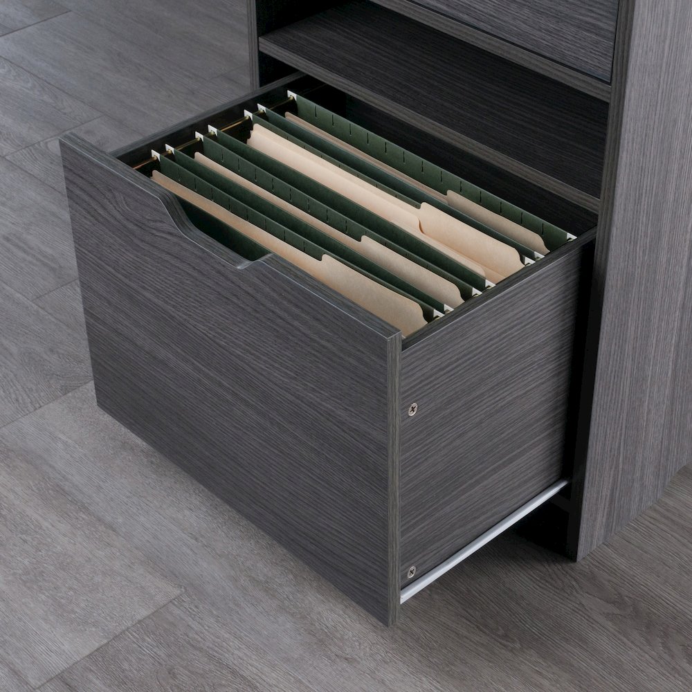Nova Filing Storage Cabinet, Charcoal. Picture 15