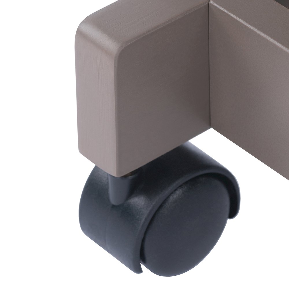 Isabelle 5-Pc Snack Table Set with Removable Serving Tray, Oyster Gray. Picture 9