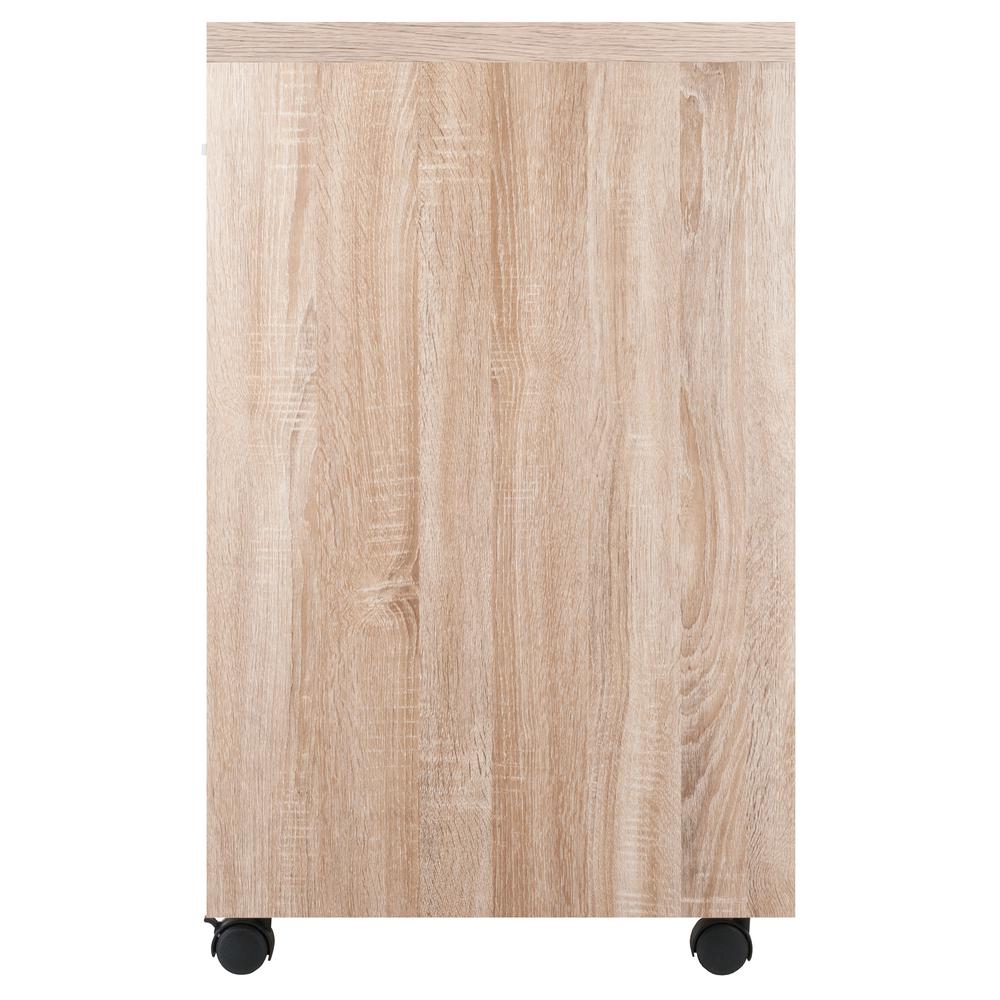 Kenner 1-Drawer Storage Mobile Cabinet, Two-Tone. Picture 4